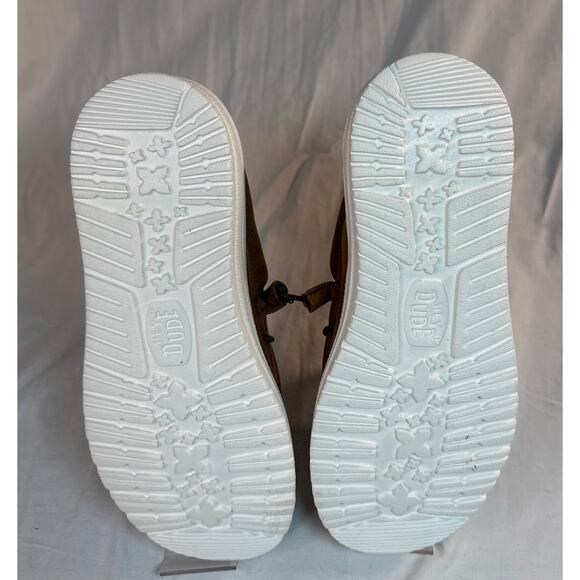 Hey Dude Wally Fish Lure Brown Mens Size 7 - Picture 5 of 8